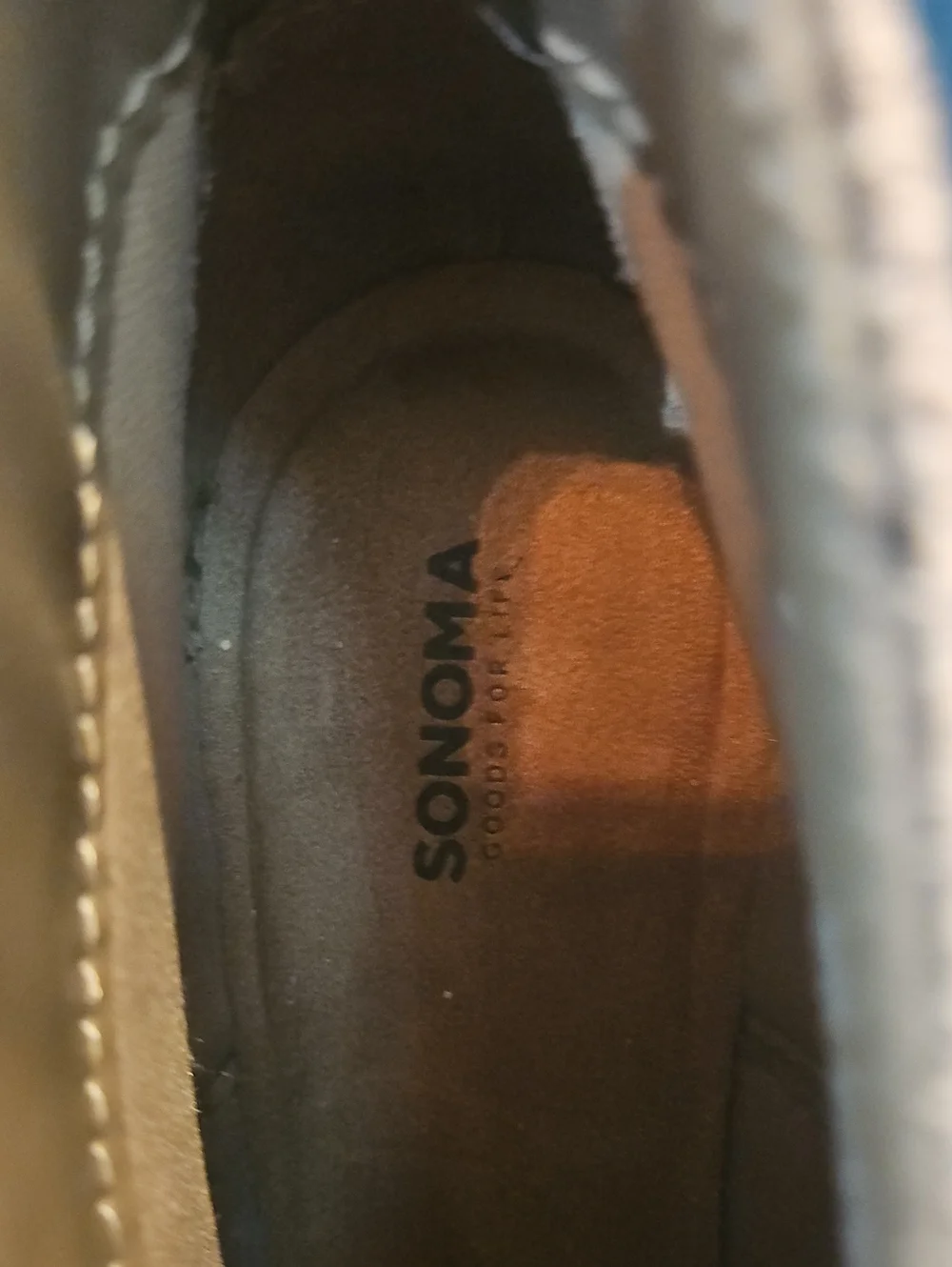 Sonoma Taupe Suede Genuone Leather‎ Lace-Up Wedge Booties